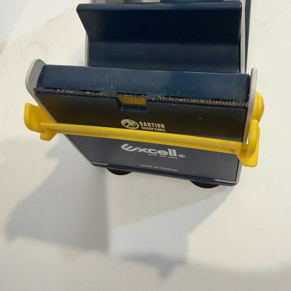 Excell ET-13371 Steel Desktop Tape Dispenser 3 in. width Suction Bottom